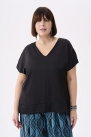 Bluzka Damska Cygaro Plus Size Czarny