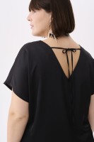 Bluzka Damska Cygaro Plus Size Czarny