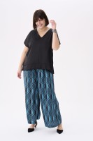 Bluzka Damska Cygaro Plus Size Czarny