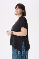 Bluzka Damska Cygaro Plus Size Czarny