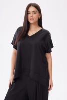 Bluzka Damska Cygaro Plus Size Czarny