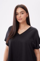 Bluzka Damska Cygaro Plus Size Czarny