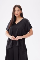 Bluzka Damska Cygaro Plus Size Czarny