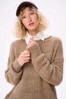 Sweter Damski Ramka BS Beż Melanż
