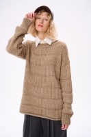 Sweter Damski Ramka BS Beż Melanż