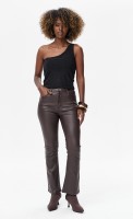 Top Damski Leslie Czarny Lurex