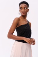 Top Damski Leslie Czarny Lurex