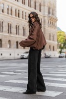 „City Chic” — Stylowa czekoladowa bomberka z charakterem