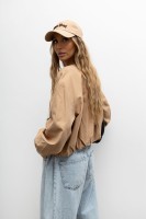 Camel kurtka damska bomberka