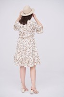 Sukienka Asiya Plus Size Ekri / Animal