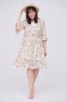 Sukienka Asiya Plus Size Ekri / Animal