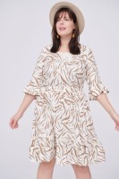 Sukienka Asiya Plus Size Ekri / Animal