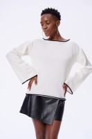 Sweter Damski Kenzo Ecru / Black