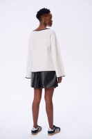 Sweter Damski Kenzo Ecru / Black