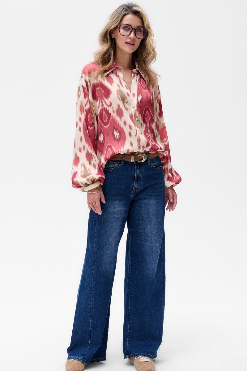 Jeansy Damskie 3D 9211-1 Denim