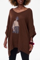 Sweter Damski Likola Chocolate