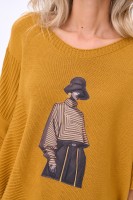 Sweter Damski Likola Turmeric