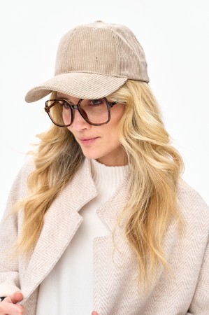 Czapka Z Daszkiem MZ 24100 Beige