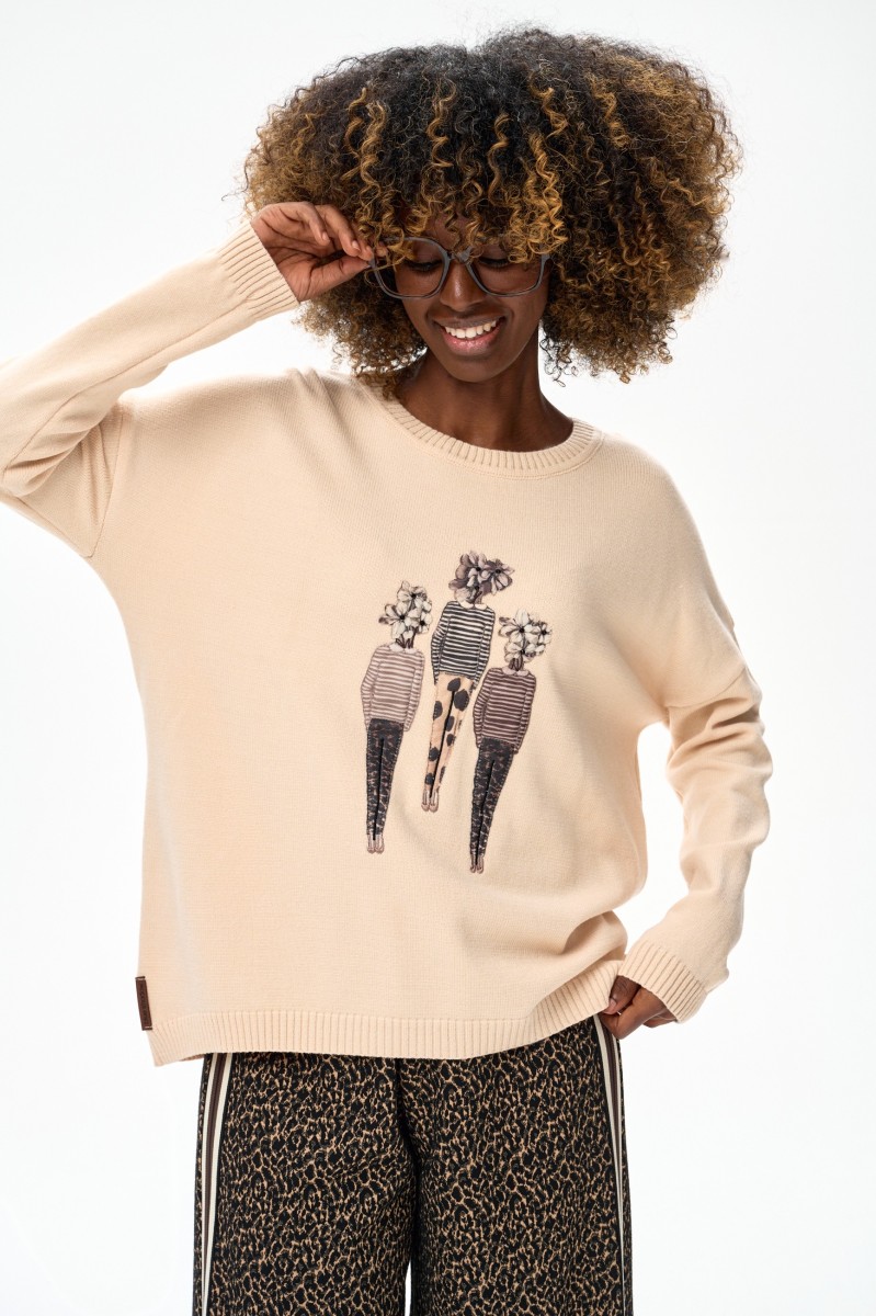 Sweter Damski Pax Light Beige