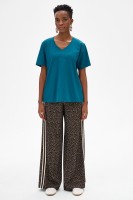 T-shirt Damski Mango Petrol