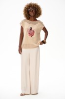 Bluzka Damska Kozi Light Beige