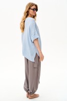 Sweter Damski Blooming Light Blue