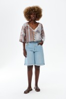 Bermudy Damskie 3D 1671S Jeans