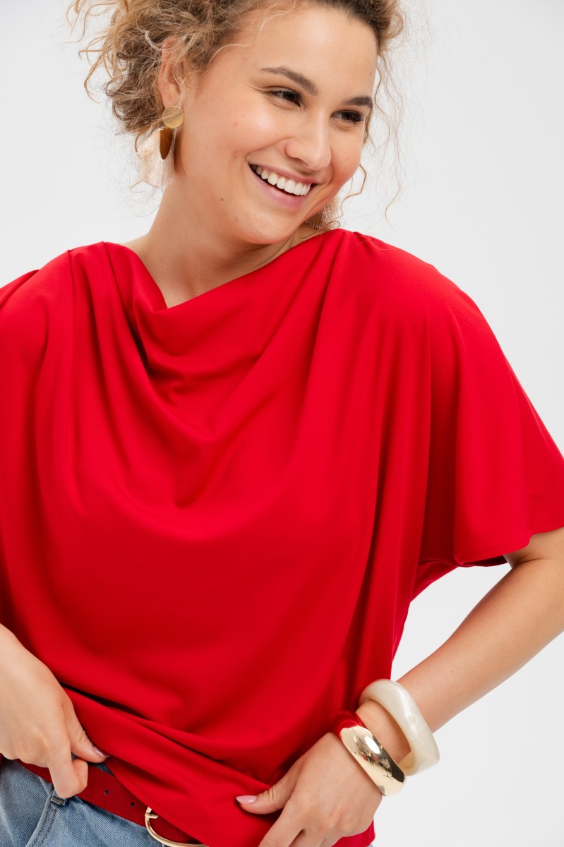 Bluzka Damska Binni Red