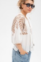 Bluzka Damska Selena Off White