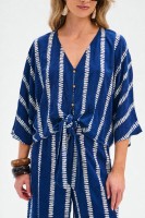 Bluzka Damska Azari Dark Navy