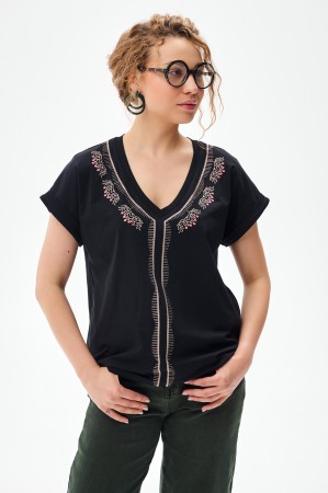 Bluzka Damska Calen Black