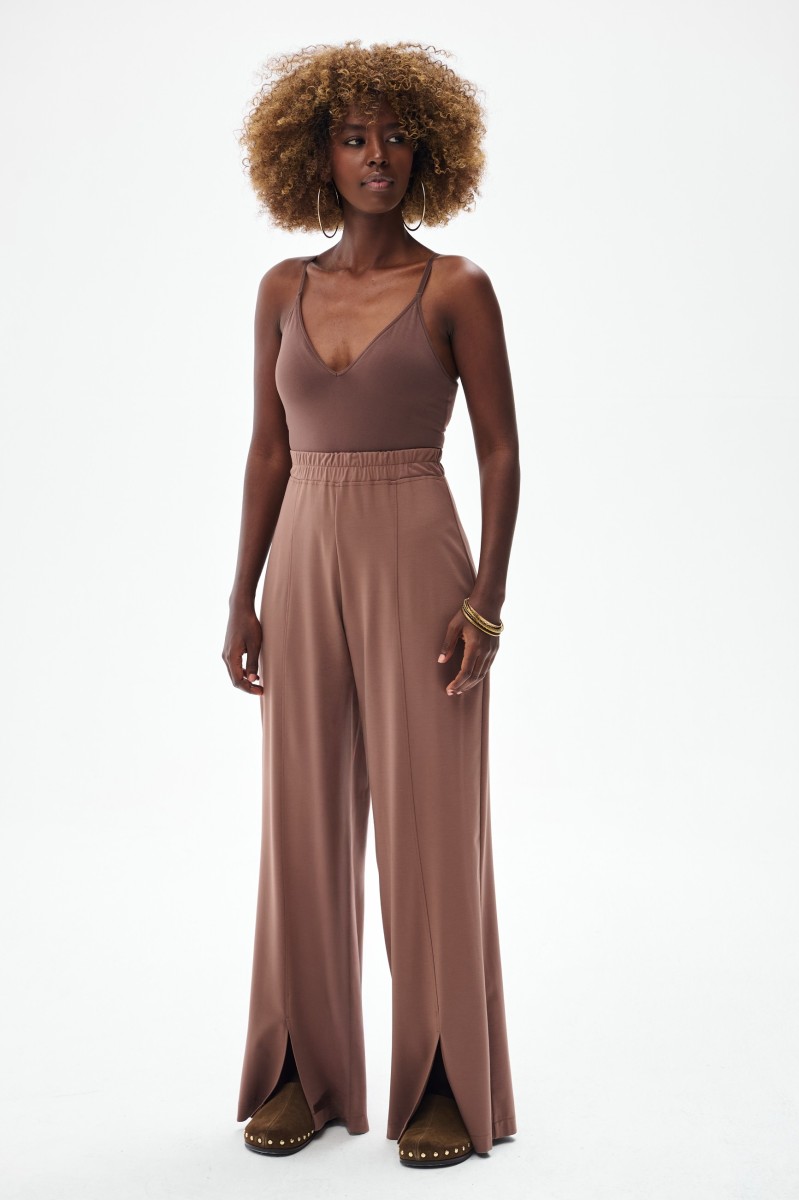 Spodnie Damskie Elira Milk Chocolate