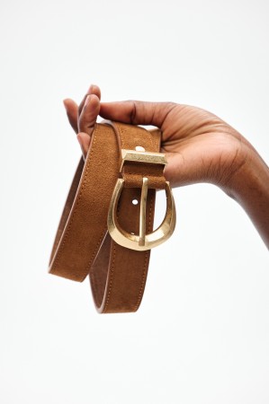 Pasek Damski LD2055 Skóra Nat. Camel