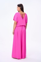 Bluzka Damska Cygaro Plus Size Fuksja
