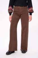 Jeansy Damskie 3D 9240 / 80 Czekolada