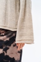 Sweter Damski Levi Kość Słoniowa Melanż