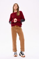 Sweter Damski Nirad Karmazyn