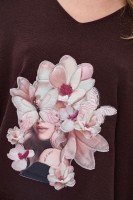 Sweter Damski Poem Chocolate