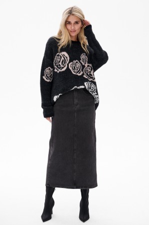 Spódnica 3D 9201 Black