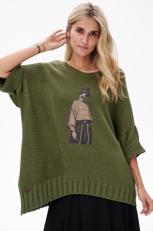 Sweter Damski Likola Military
