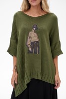 Sweter Damski Likola Military