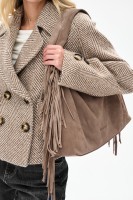 Torebka 6 BS Skóra Naturalna Beige