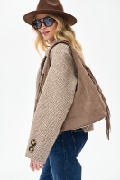 Torebka 6 BS Skóra Naturalna Beige