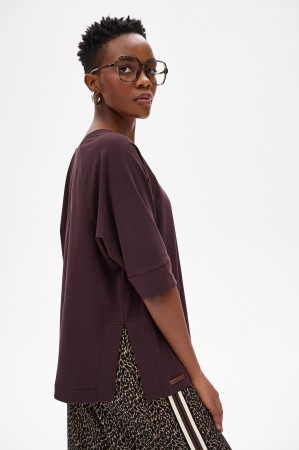 T-shirt Damski Anree Brown