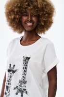 Bluzka Damska Bambi Ecru