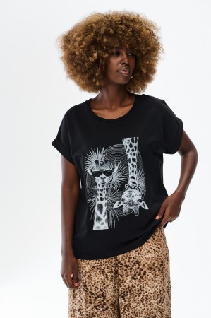 Bluzka Damska Bambi Black