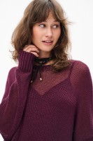 Sweter Damski Fidżi Aubergine