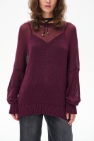 Sweter Damski Fidżi Aubergine