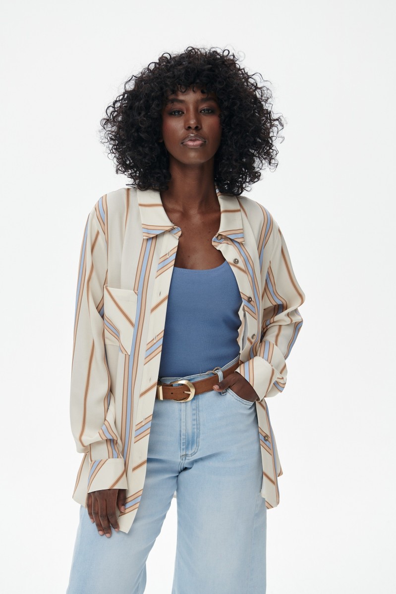Koszula Damska Zoe Light Beige