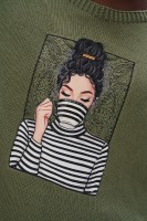 Sweter Damski Persey Khaki
